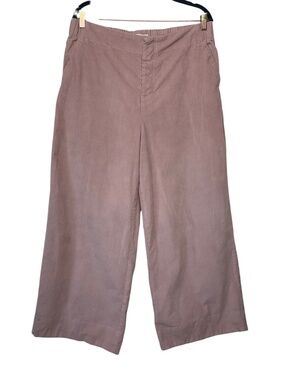 Pact Corduroy Wide-Leg Crop Pants